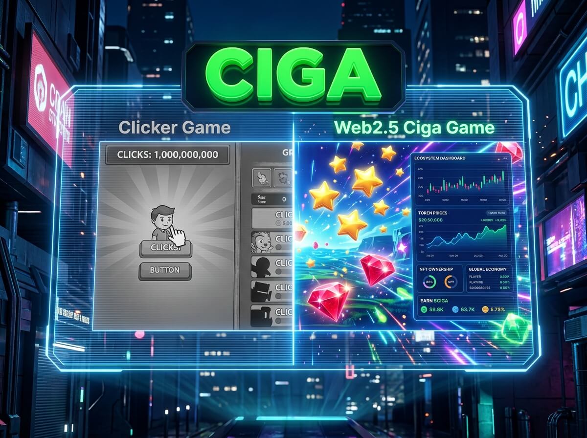 so sánh ciga game và các game clicker khác