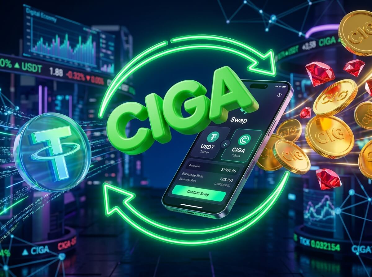 mua ciga token bằng usdt