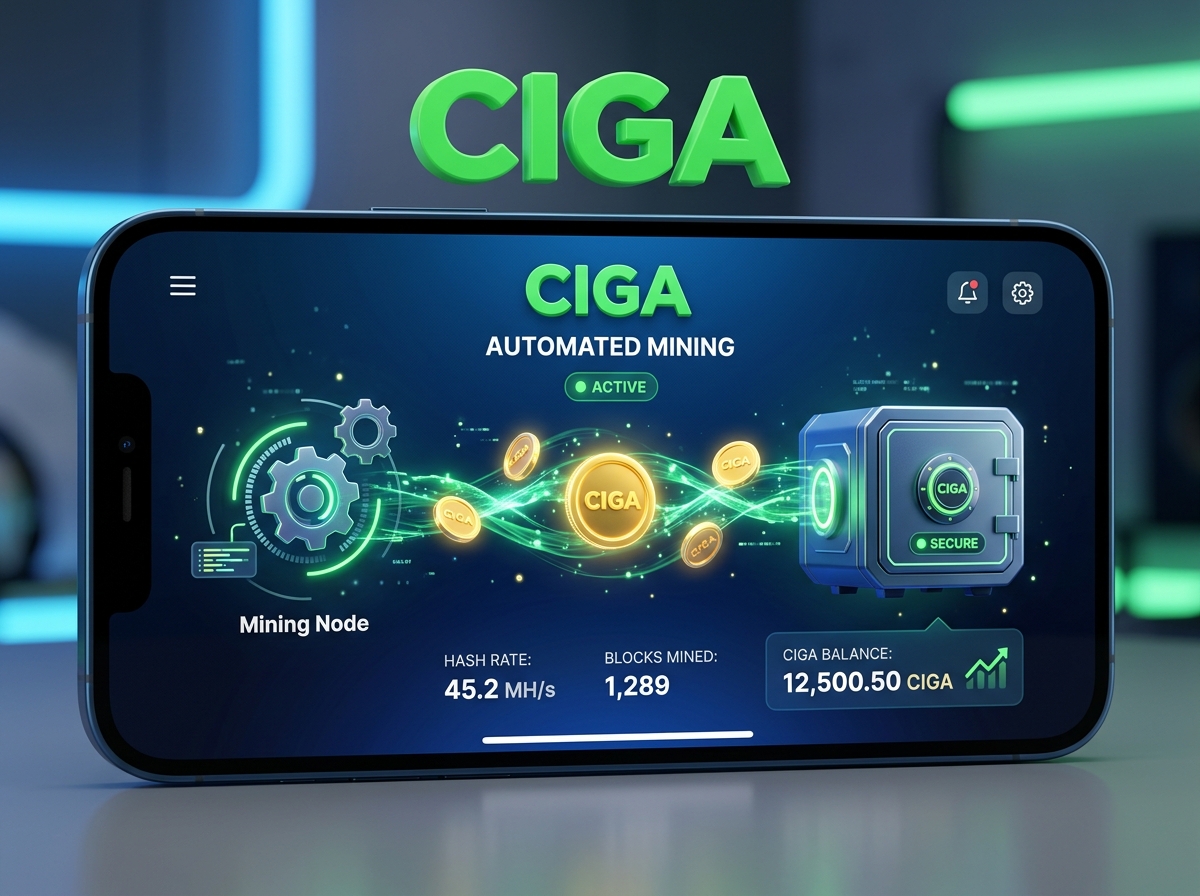 hoạt ảnh đào coin tự động ciga