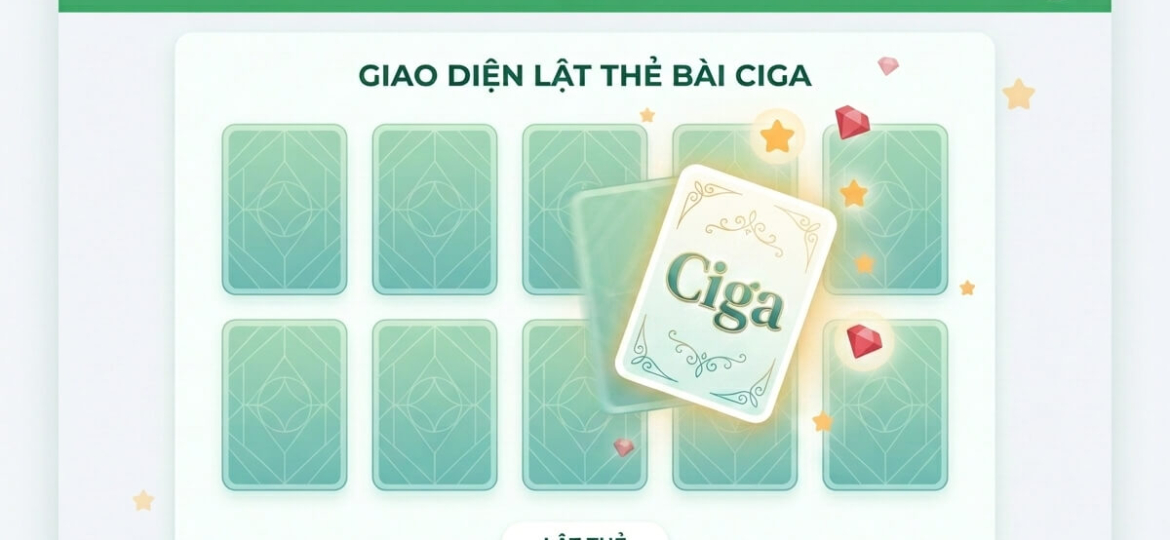 Giải Mã Giao Diện Lật Thẻ Bài Ciga Game