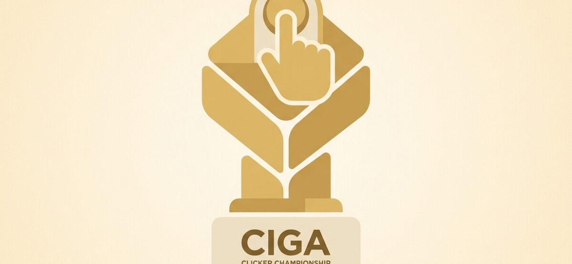 thiết kế cúp vô địch clicker ciga