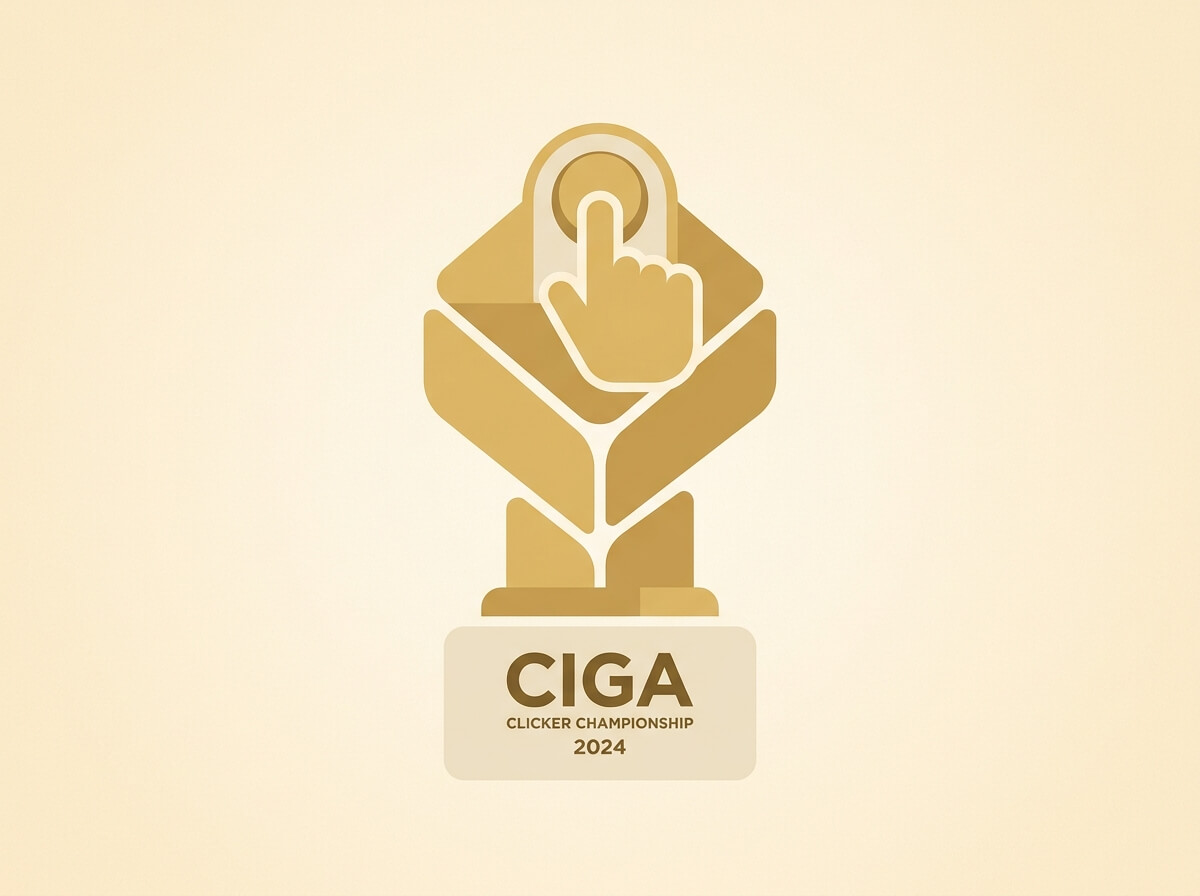 thiết kế cúp vô địch clicker ciga