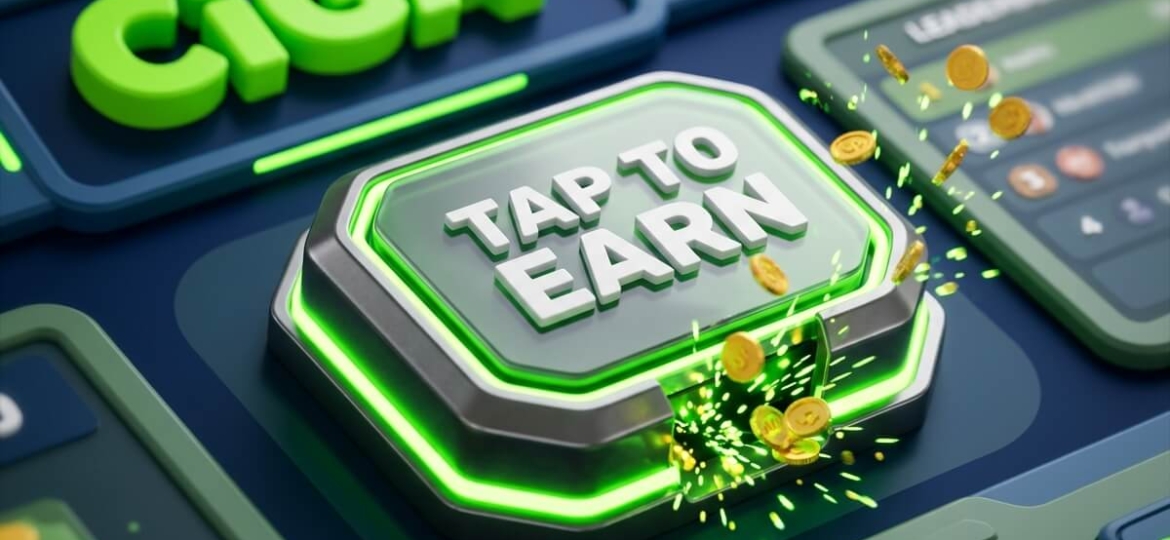 thiết kế nút click to earn ciga