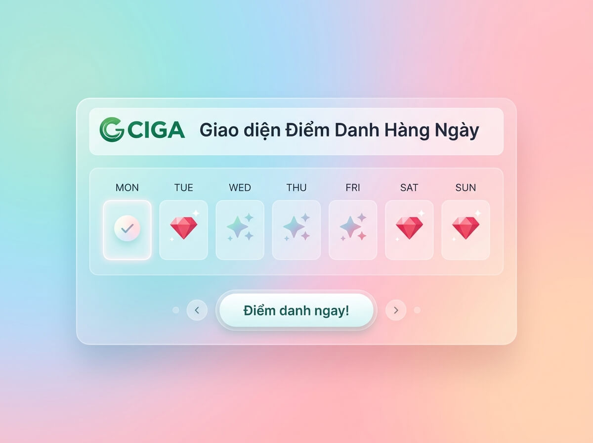 Đánh Giá Giao Diện Điểm Danh Hàng Ngày Ciga