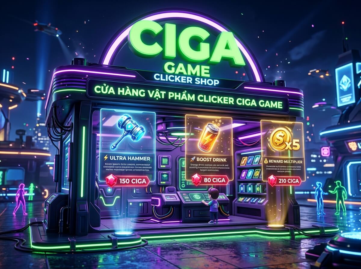 cửa hàng vật phẩm clicker ciga game