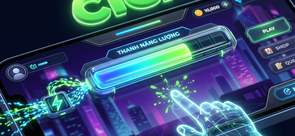 thanh năng lượng click ciga game