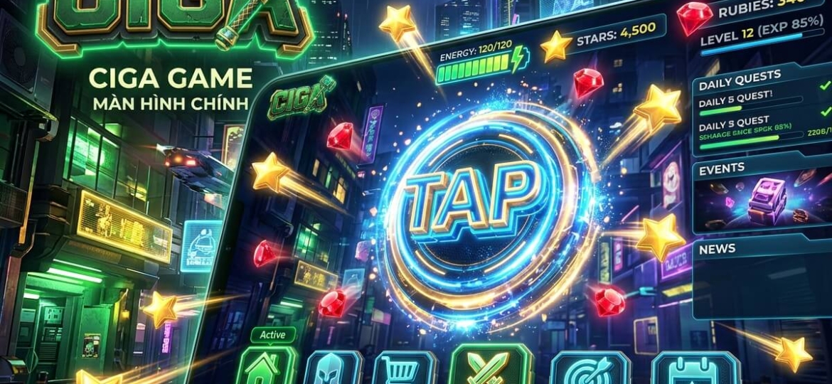 Đánh Giá Toàn Diện Giao Diện Màn Hình Chính Ciga Game