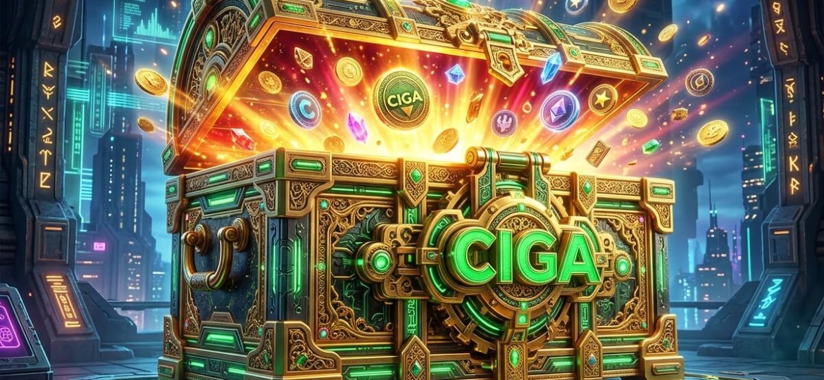 biểu tượng rương hoàng kim ciga