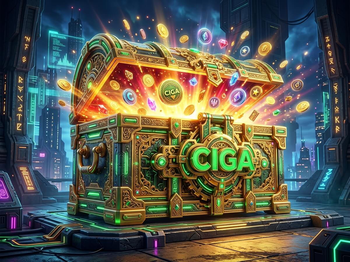 biểu tượng rương hoàng kim ciga