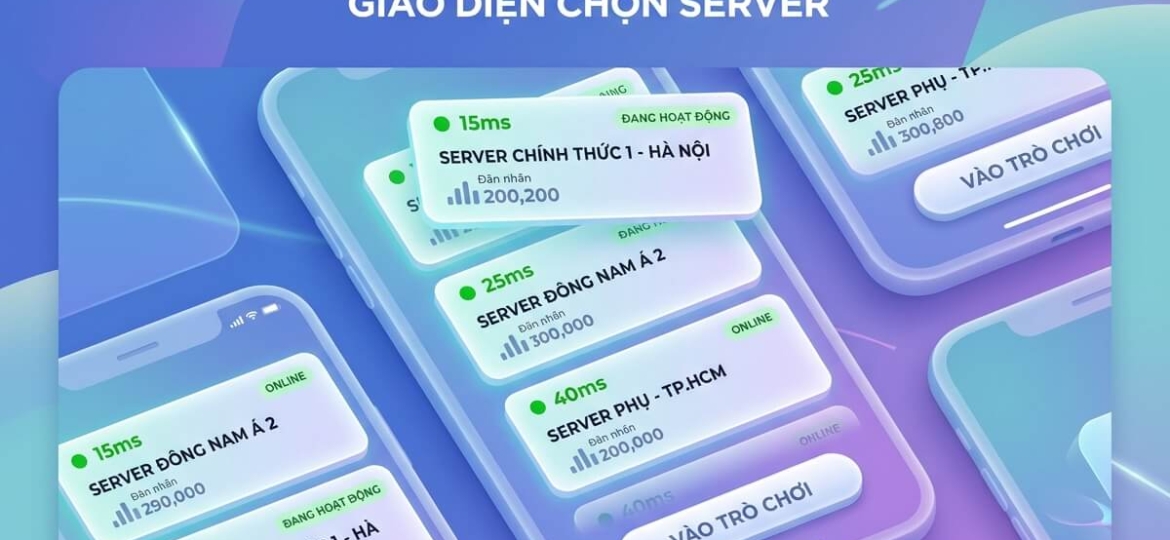 Đánh Giá Giao Diện Chọn Sever Ciga Game